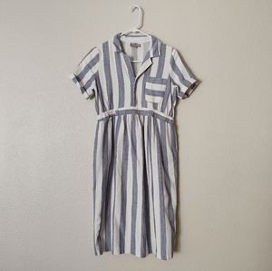 ASOS Striped Maternity/Nursing Dress